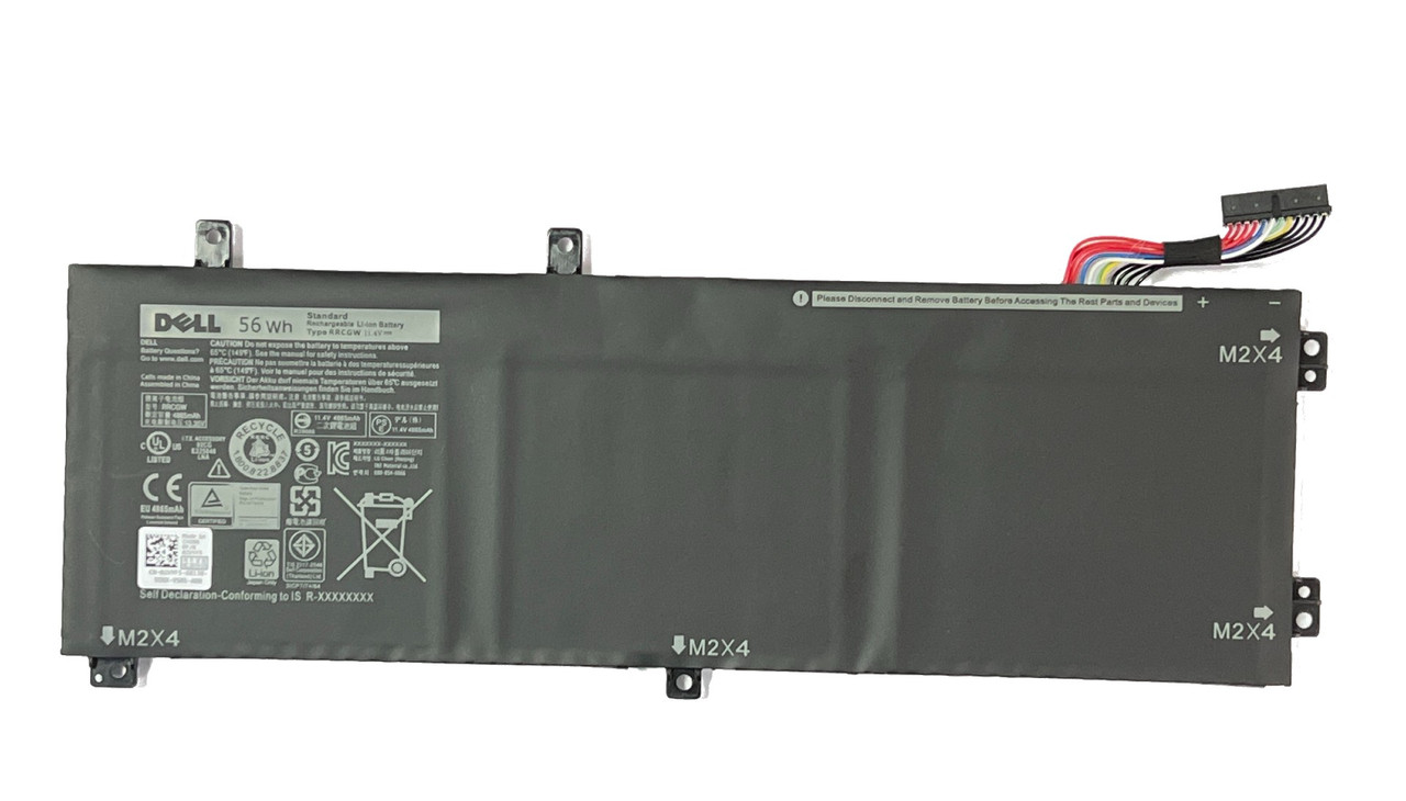 Аккумулятор для ноутбука Dell XPS 15-9550 RRCGW, 1P6KD, 11.4V 56Wh 4865mAh (ORG)