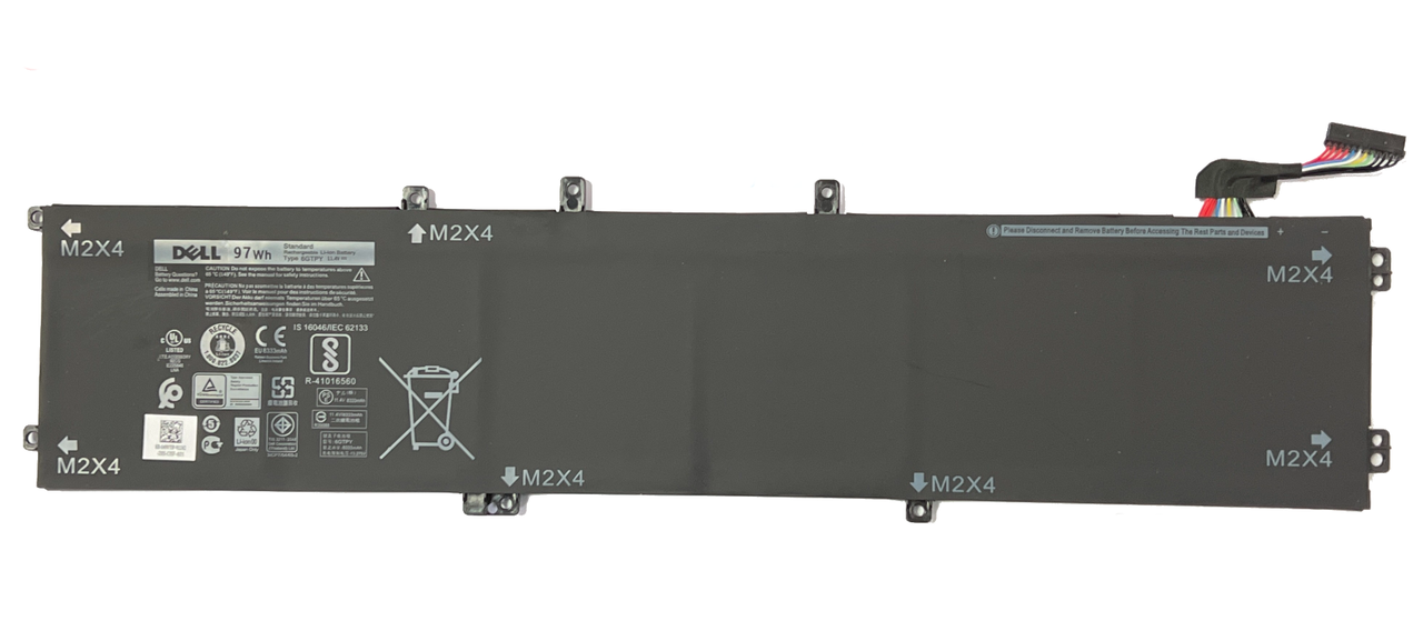 Аккумулятор для Ноутбука Dell XPS 15 9550 9560 9570 Precision 5510 6GTPY GPM03 97Wh 8500mAh 11.4V (ORG)