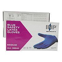 Перчатки INP 26549 размер L синие малярные латексные 25 пар