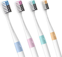 Dr.Bei Bass Toothbrush зубная щетка мягкая 4 шт