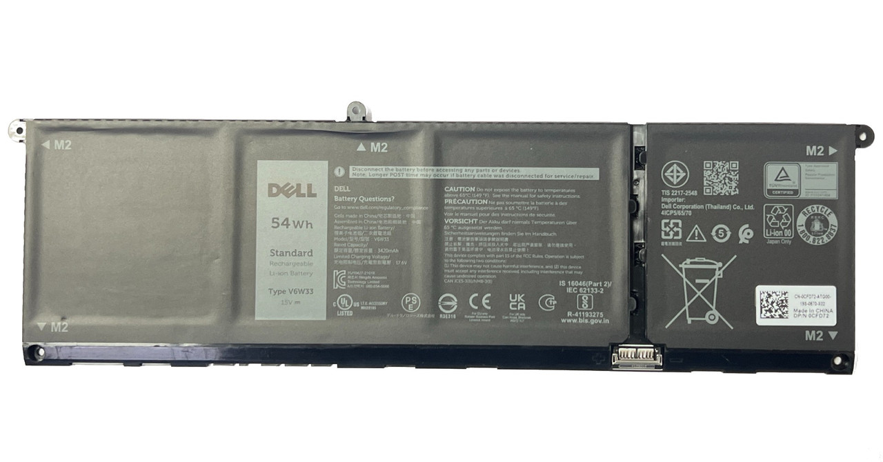 Аккумулятор для Ноутбука V6W33 XDY9K 0WV3K Dell Inspiron 5410 5510 5515 Latitude 3320 3520 3420 15V (org)