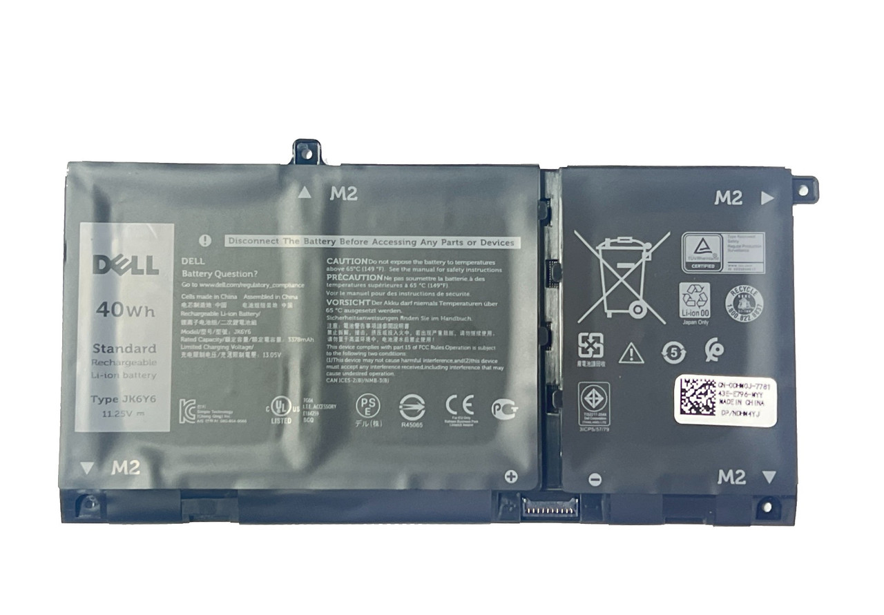 Аккумулятор для ноутбука Dell Latitude 3410 3510 Inspiron 5300 5400 5500 JK6Y6 C5KG6 11.25V 40Wh 3550mAh (org)