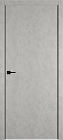 Межкомнатная дверь ВФД Urban Z Antic Loft, Black Edge - Матовая алюминиевая кромка (черная), 2000мм×700мм