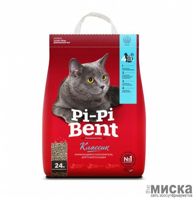Наполнитель комкующийся для туалета кошек "Pi-Pi Bent®" Классик крафт-пакет 10 кг без г/я (24 л) - фото 1 - id-p111287151