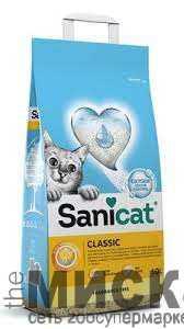 Наполнитель для кошачьего туалета SANICAT CLASSIC 20L без запаха - фото 1 - id-p111287206