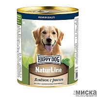 Happy Dog Natur Line Ягненок с рисом - консервы для собак (НФКЗ) - 0,97 кг
