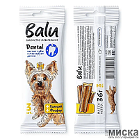 Балу Лакомство жевательное с кальцием, фосфором для собак, 36 г