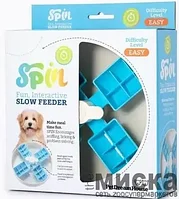 ИСК СПИН - Ветряная Мельница / PetDreamHouse SPIN Interactive Feeder Windmill Blue Easy, 600 г