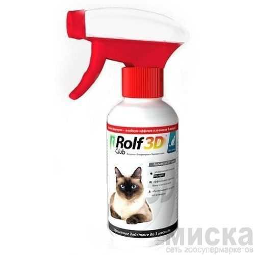 Rolf Club Спрей от клещей и блох для кошек 200мл - фото 1 - id-p111287471