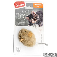 GiGwi Мышка со звуковым чипом/искусственный мех