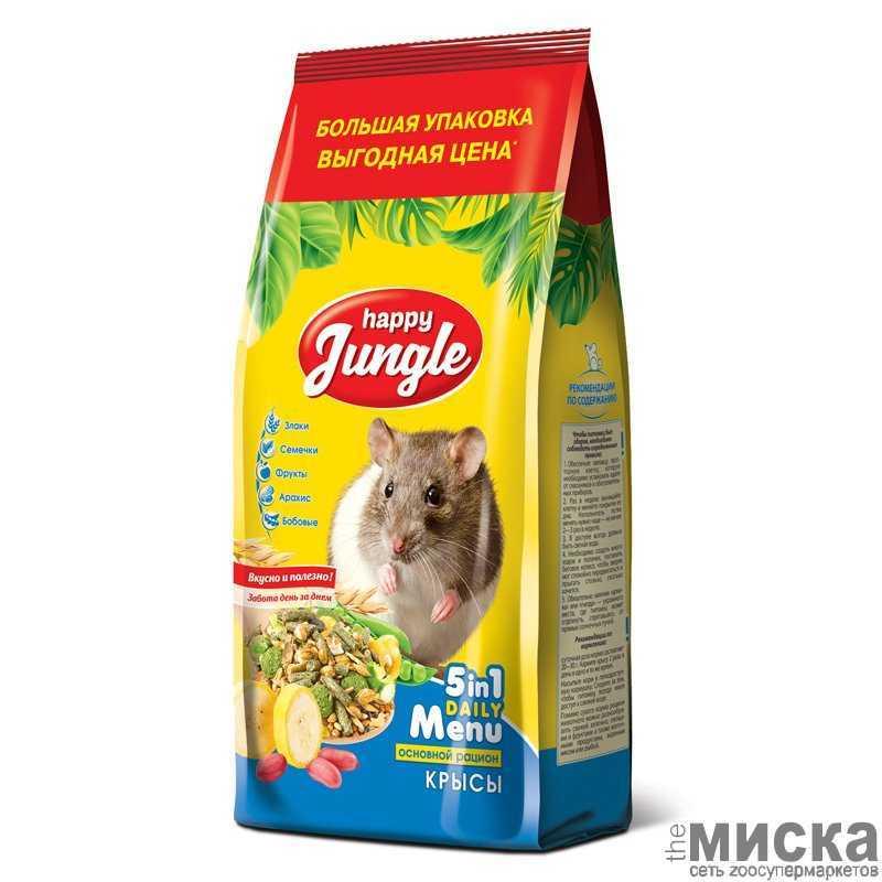Happy Jungle Корм для декоративных крыс, 900 г - фото 1 - id-p111287830