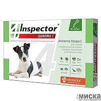 Инспектор Quadro С Капли для собак 4-10 кг 1 пипетка