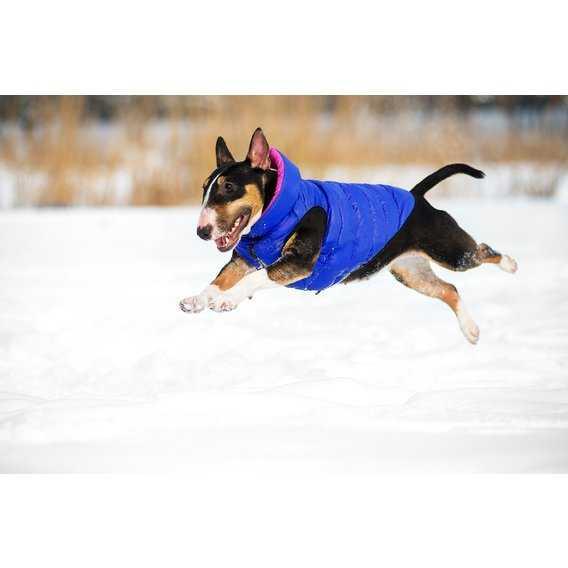 Курточка двусторонняя AiryVest для средних собак, размер M 40, розово-фиолетовая - фото 2 - id-p111289443