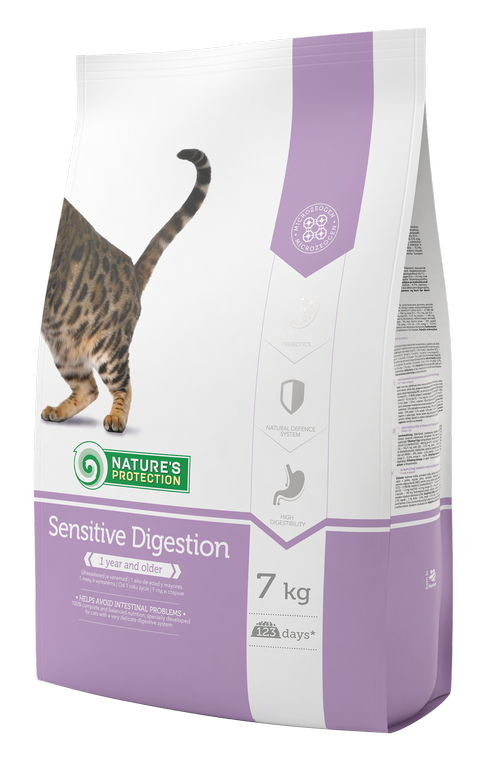 Nature's Protection Sensitive digestion корм для взрослых кошек с чувствительным пищеварением от 1 года и - фото 4 - id-p111289743