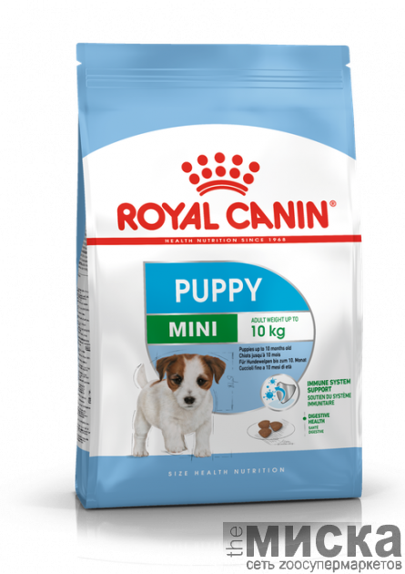 Сухой корм Royal Canin Puppy Mini для щенков мелких пород до 10 месяцев 800 г - фото 1 - id-p111289777