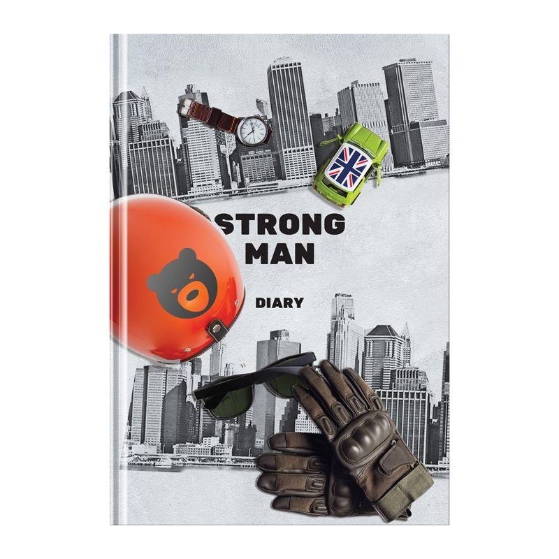 Ежедневник 7БЦ BG "Strong men", А5, недатированный, 136 листов, глянцева ламинация - фото 1 - id-p111279354