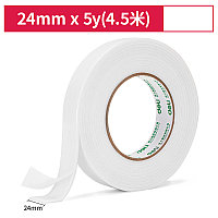 Скотч двусторонний 24 мм х 4,5 м