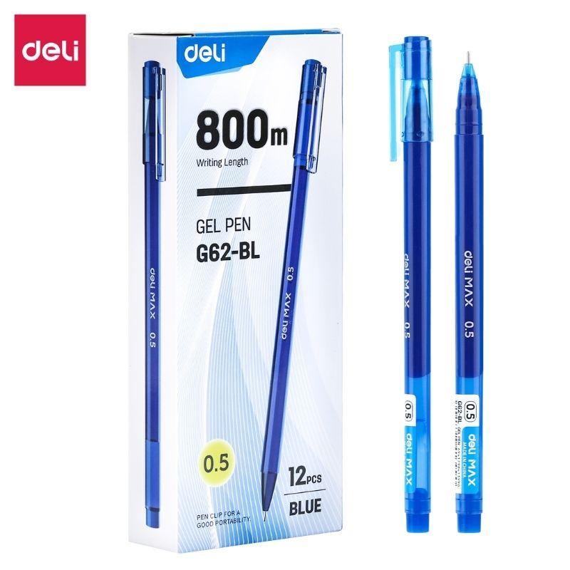 Ручка гелевая DELI "Max" 0,5 мм, синяя - фото 1 - id-p111280955