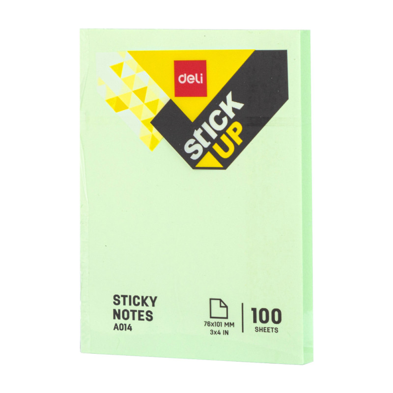 Клейкие листки DELI "Stick Up", 76 х101 мм, ассорти пастельные, 100 листов - фото 2 - id-p111279857