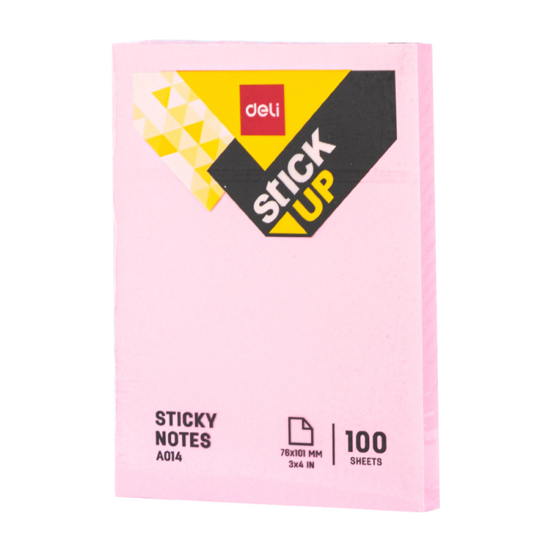 Клейкие листки DELI "Stick Up", 76 х101 мм, ассорти пастельные, 100 листов - фото 3 - id-p111279857