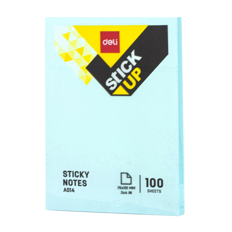 Клейкие листки DELI "Stick Up", 76 х101 мм, ассорти пастельные, 100 листов - фото 4 - id-p111279857