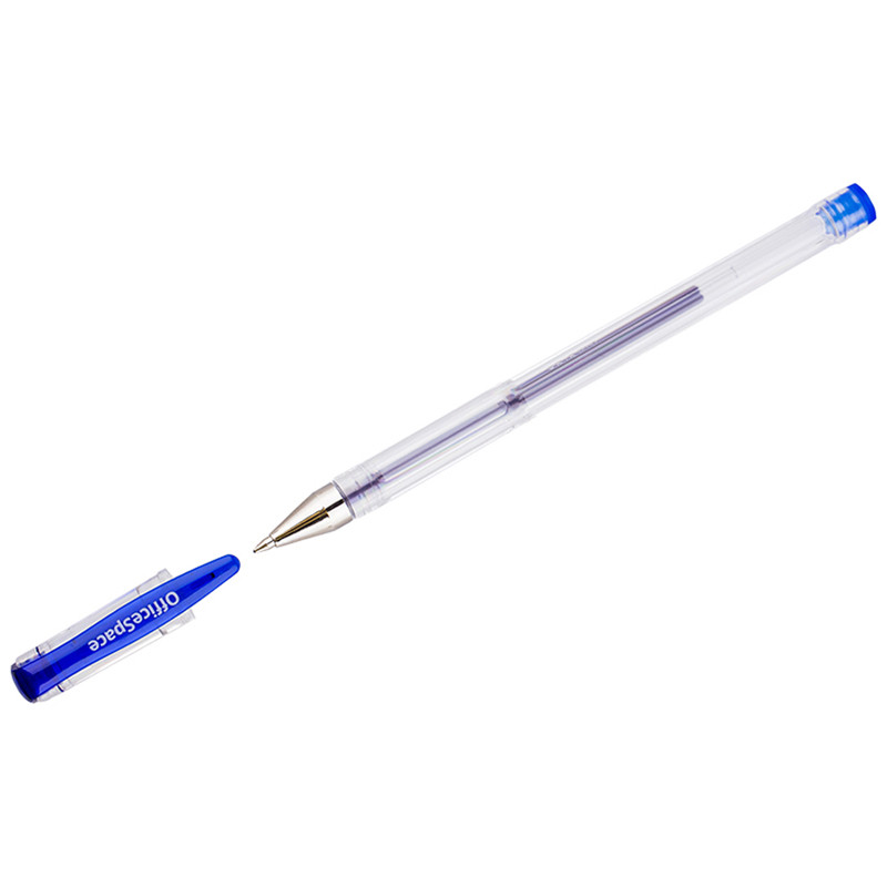 Ручка гелевая OfficeSpace, 0,5 мм, синяя - фото 1 - id-p111280969