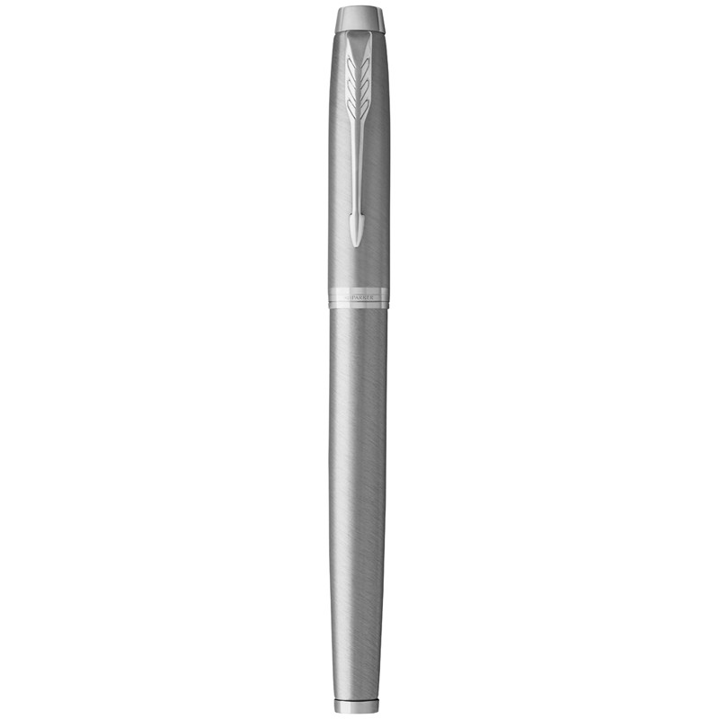 Ручка роллерная Parker "IM Essential Stainless Steel CT", 0,8 мм, черная - фото 4 - id-p111280983