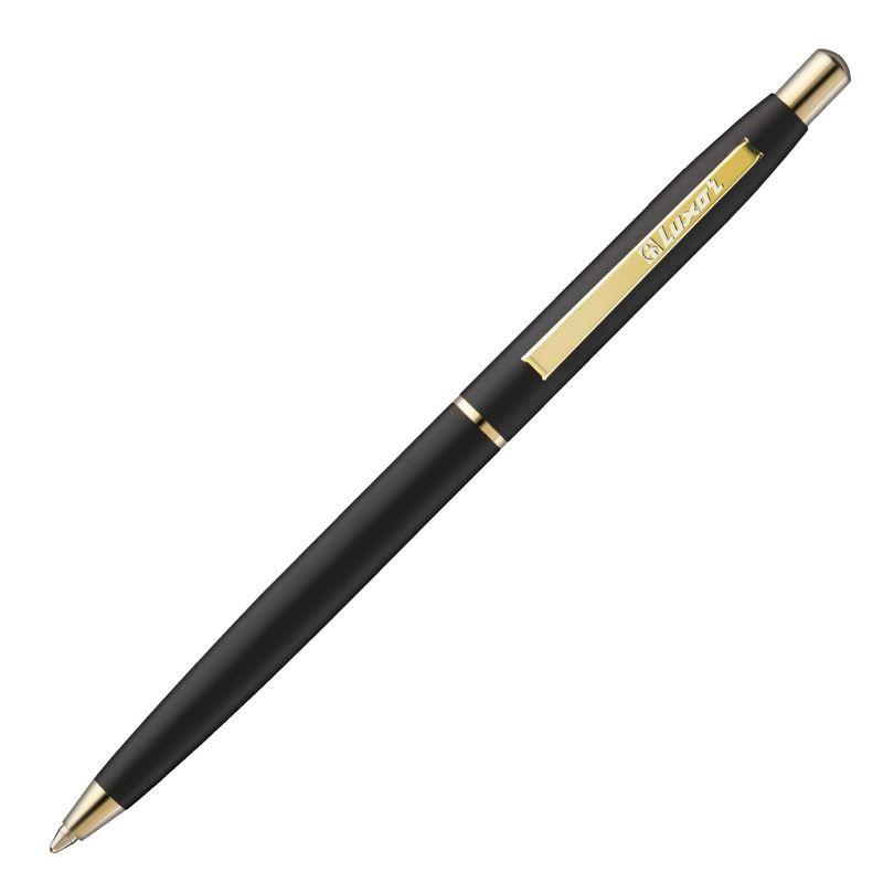 Ручка шариковая LUXOR "Sterling" автоматическая, 1 мм, синие чернила, корпус черный/золото - фото 1 - id-p111281023