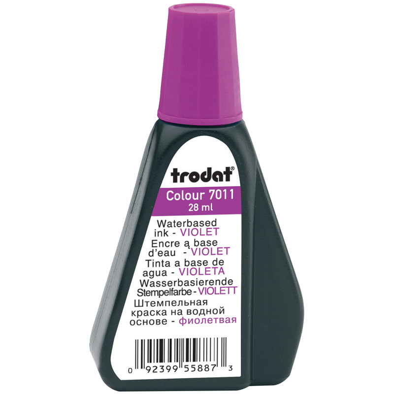 Краска штемпельная TRODAT, 28 мл, фиолетовая - фото 1 - id-p111279964