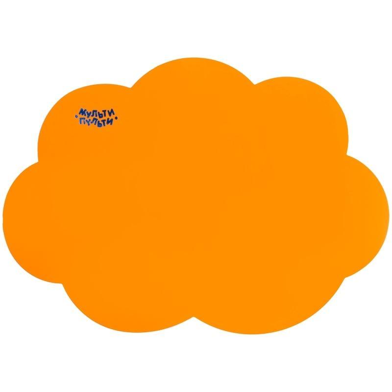 Доска для лепки Мульти-Пульти "Облачко", фигурная, А5+, пластик, оранжевый - фото 1 - id-p111283277