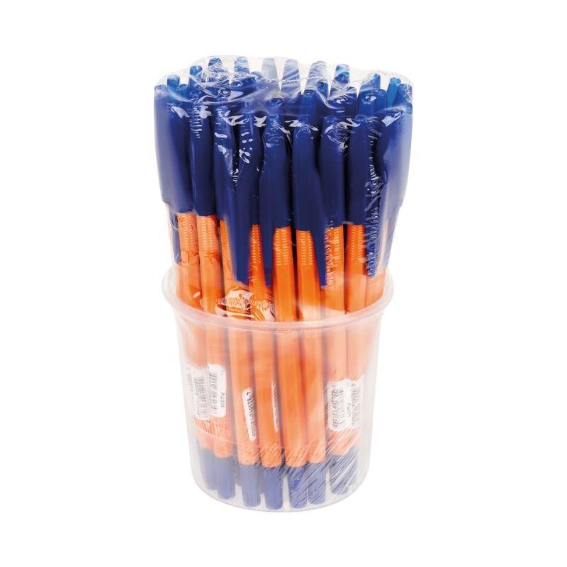 Ручка шариковая СТАММ "333 Orange" 0,7 мм, синие чернила - фото 4 - id-p111281116