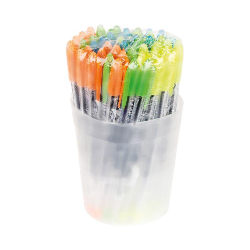 Ручка шариковая СТАММ "VeGa Neon" 0,7 мм, синие чернила - фото 2 - id-p111281117