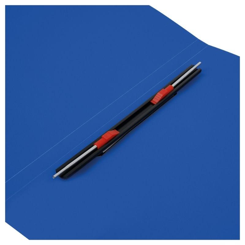 Папка-скоросшиватель с пружинным скоросшивателем СТАММ, А4, 14 мм, 500 мкм, синяя - фото 3 - id-p111283440