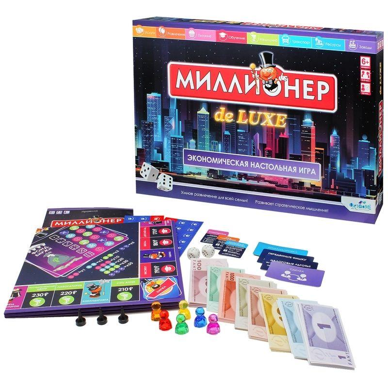 Игра настольная Origami "Миллионер Deluxe V2", картонная коробка - фото 1 - id-p111283757