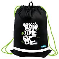 Мешок для обуви Först "Be the 1st" 1 отделение, 360х470 мм, вентиляционная сеточка, свето-ая полоса