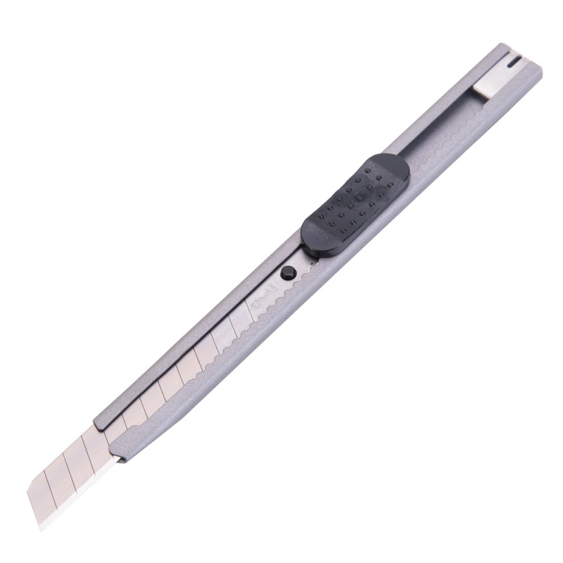 Нож канцелярский DELI, 9 мм, металлический корпус - фото 1 - id-p111282483