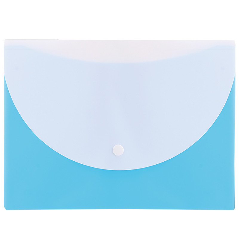 Папка-конверт на кнопке DELI с карманом, А5, 0,18 мм, ассорти - фото 2 - id-p111282580