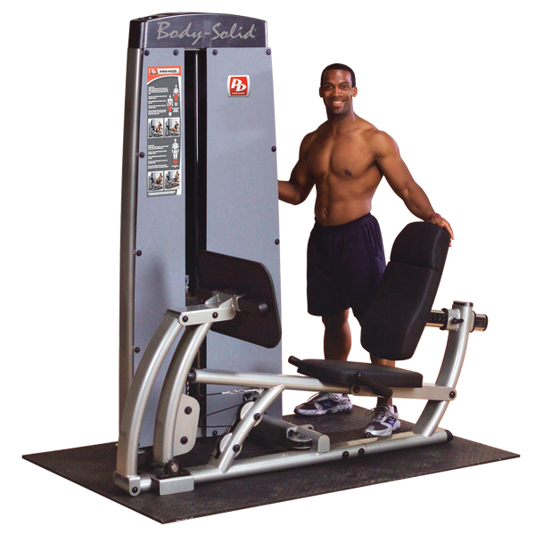 Двухпозиционный тренажер для жима ногами и тренировки икроножных мышц с весовым стеком 95 кг (DCLP-SF), фото 1