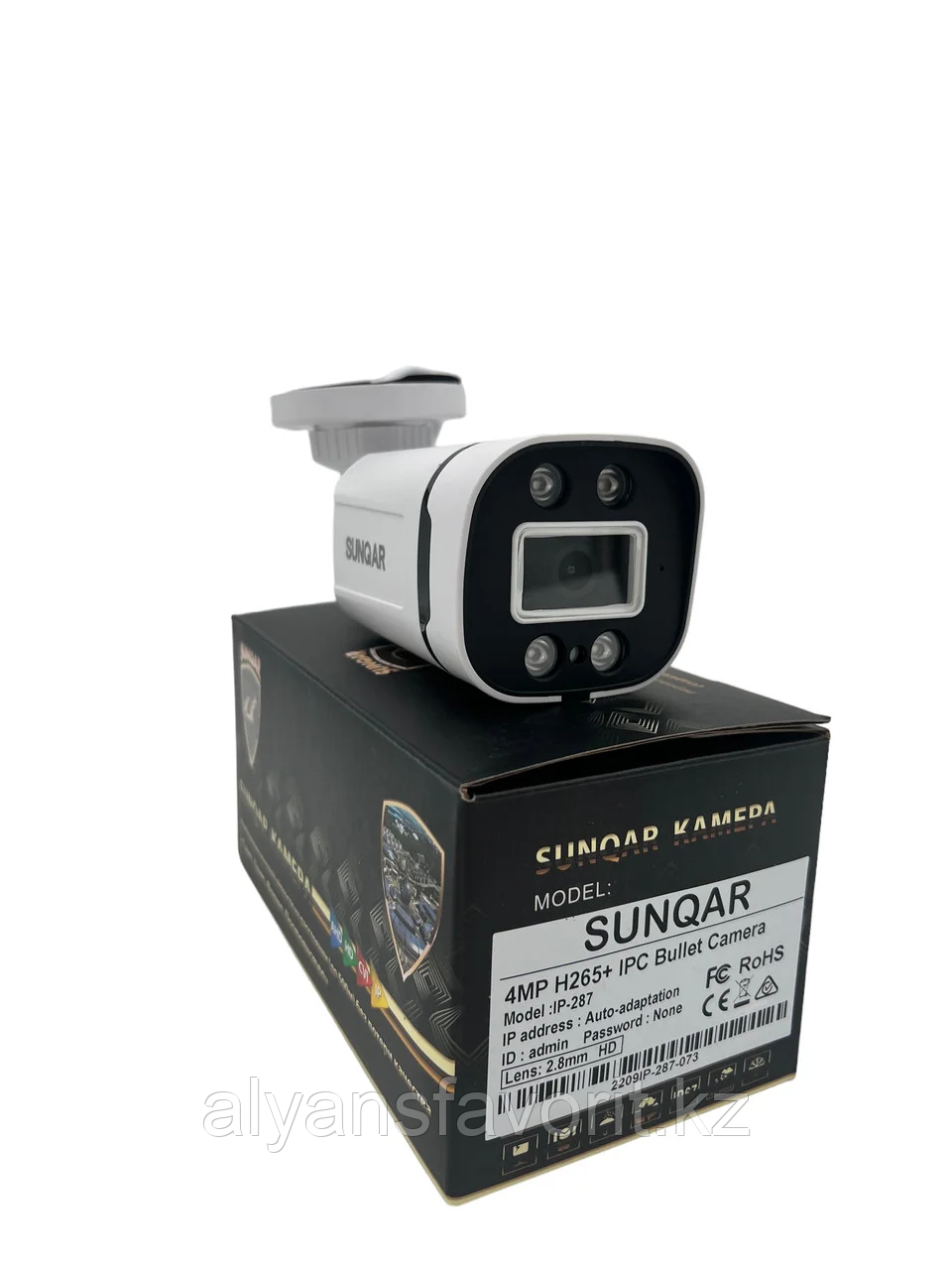 Камера видеонаблюдения SUNQAR IP-287 4MP H265+ IPC Bullet Camera - фото 1 - id-p111338674