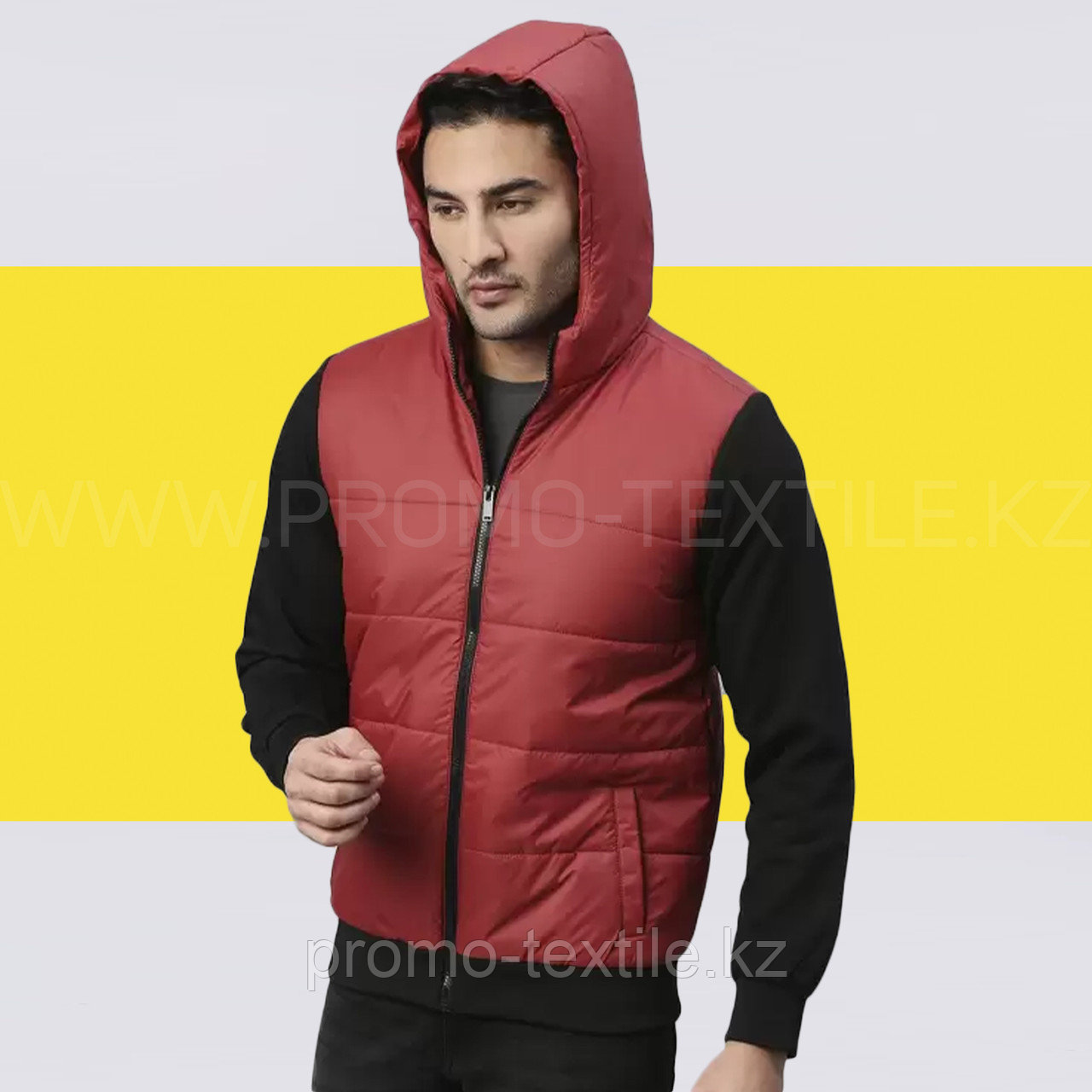 Куртка осенняя под нанесение логотипа | Пошив осенней куртки с капюшоном, фото 1