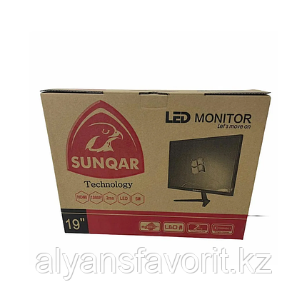Монитор SUNQAR SQ-24 с диагональю 24 дюймов, SUNQAR, Full HD, 1920 х 1080p, Вход HDMI, фото 2