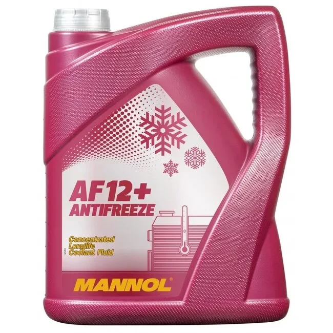 MANNOL Antifreeze AG12 -40 красный - 5л - фото 1 - id-p100362170