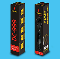 Штатив тренога для фотоаппарата/смартфона,3 уровня высоты с пультом Candc DC-500