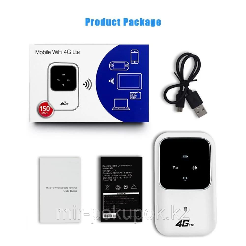 Модем 4G 3G LTE WiFi роутер беспроводной 150 мб/с SIM карты СИМ Tele2 Билайн Актив Kcell Altel - фото 3 - id-p111347217