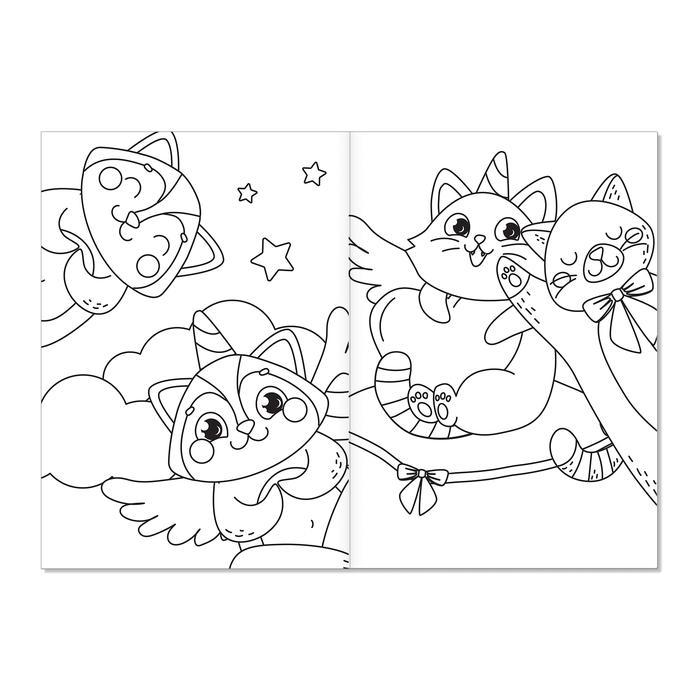 Раскраски для девочек набор «Стильные картинки», 8 шт. по 12 стр. - фото 5 - id-p111347385
