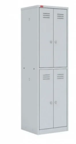 Четырехсекционный металлический шкаф для одежды ШРМ-24 - фото 1 - id-p110017384