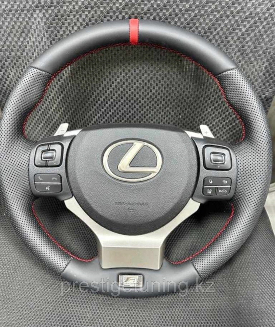 Руль в сборе на Lexus IS 2013-16 дизайн F-Sport (Стандарт) - фото 1 - id-p111347428