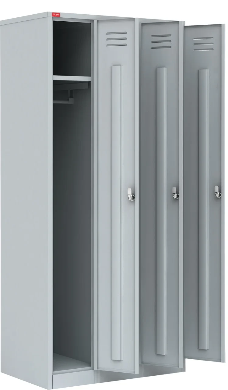 Шкаф для одежды серии ШРМ-33, три секции, 1860х900х500 мм. - фото 2 - id-p110017385