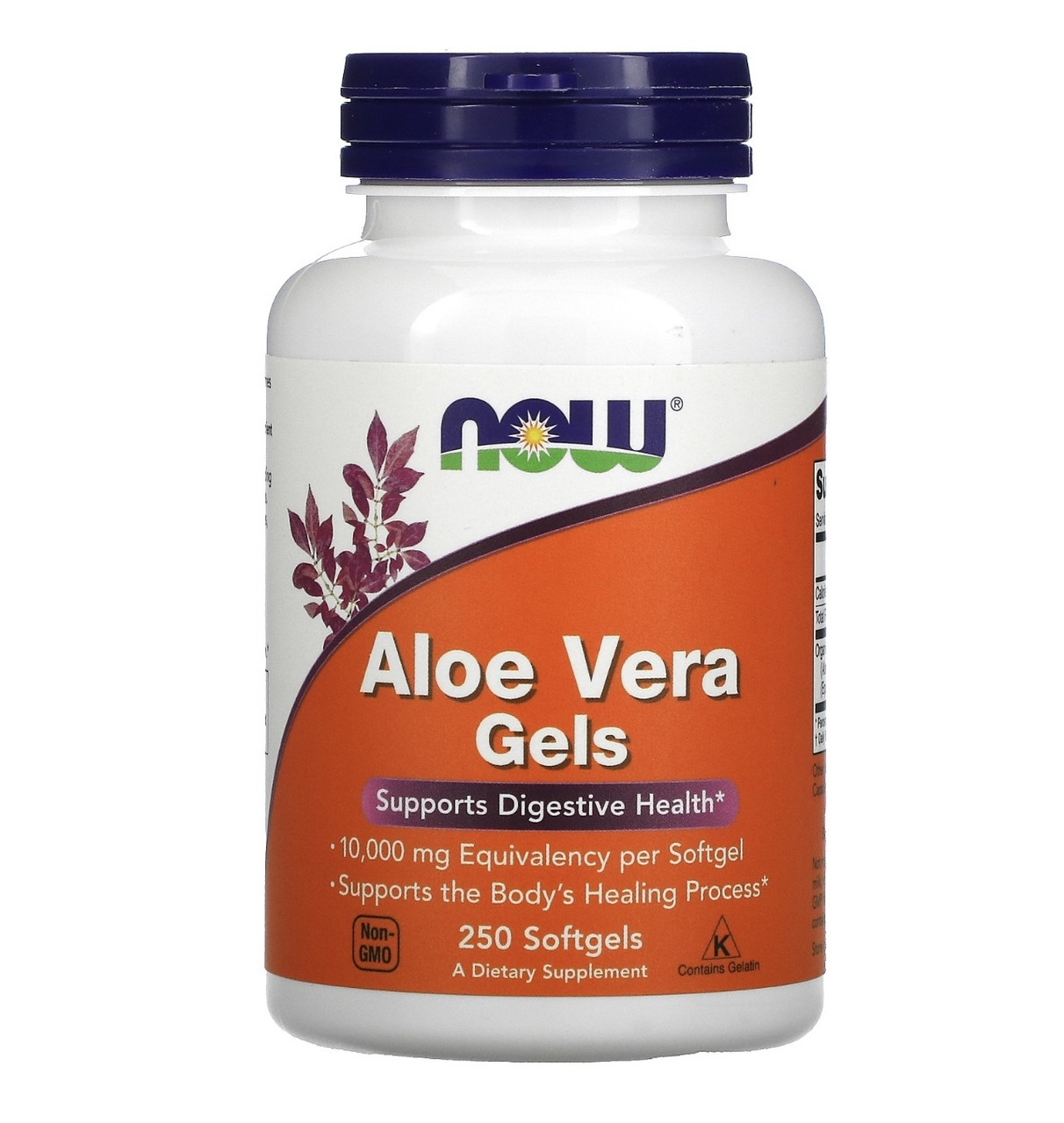 Now foods aloe vera gels, 250 мягких желатиновых капсул - фото 1 - id-p111349083