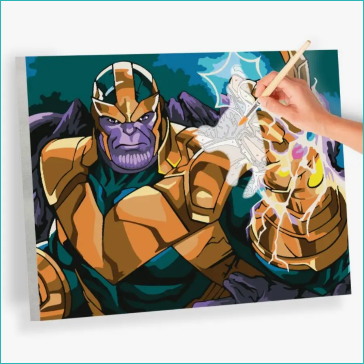 Картина по номерам "Танос" 2 (Marvel) (40х50) - фото 1 - id-p111352037